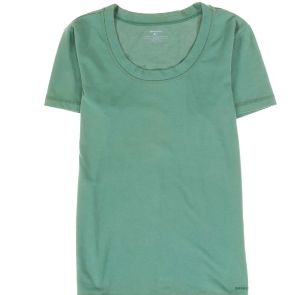 Patagonia Tops - Patagonia Womens Vitali Tee Crew Neck Seafoam Tee Shirt L